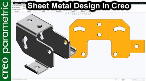 creo sheet metal bend|creo parametric sheet metal mode.